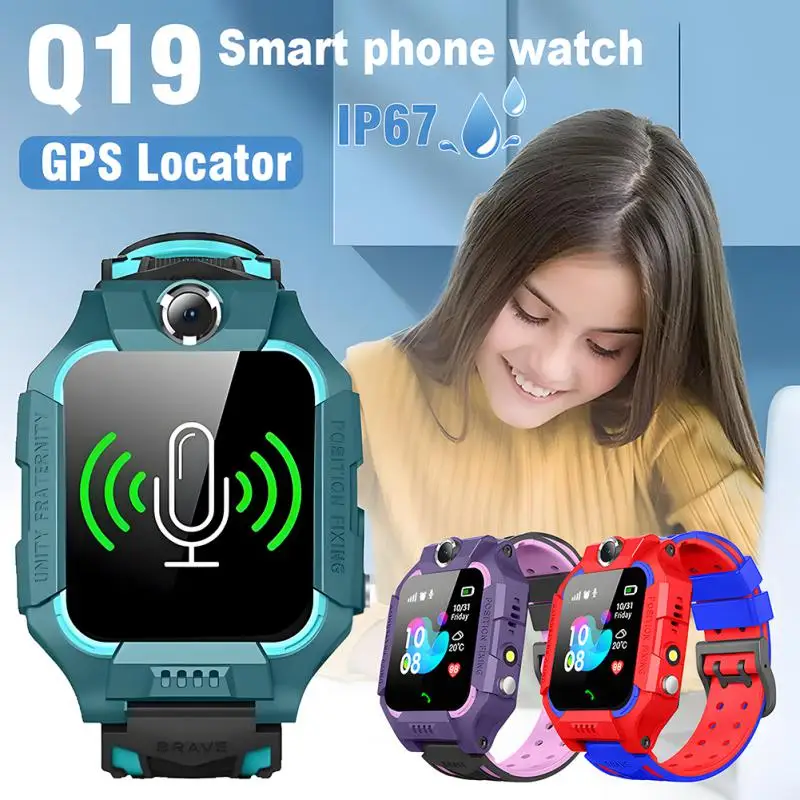 

Kids Smart Watch GPS Tracker Phone Call Wrist Watch Alarm Touch Screen Cellphone Camera Anti-Lost SOS Learning Toy For Kids Gift