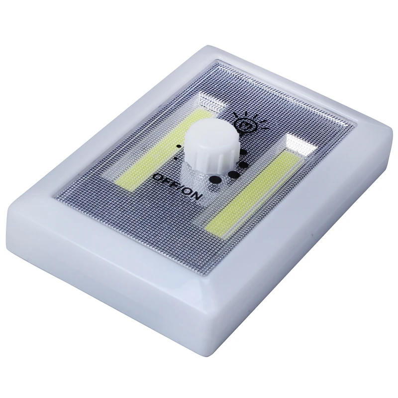 

Сверхъяркий светодиодный настенный ночник COB, магнитный светильник для шкафа, Регулируемый поворотный переключатель на батарейках для дет...