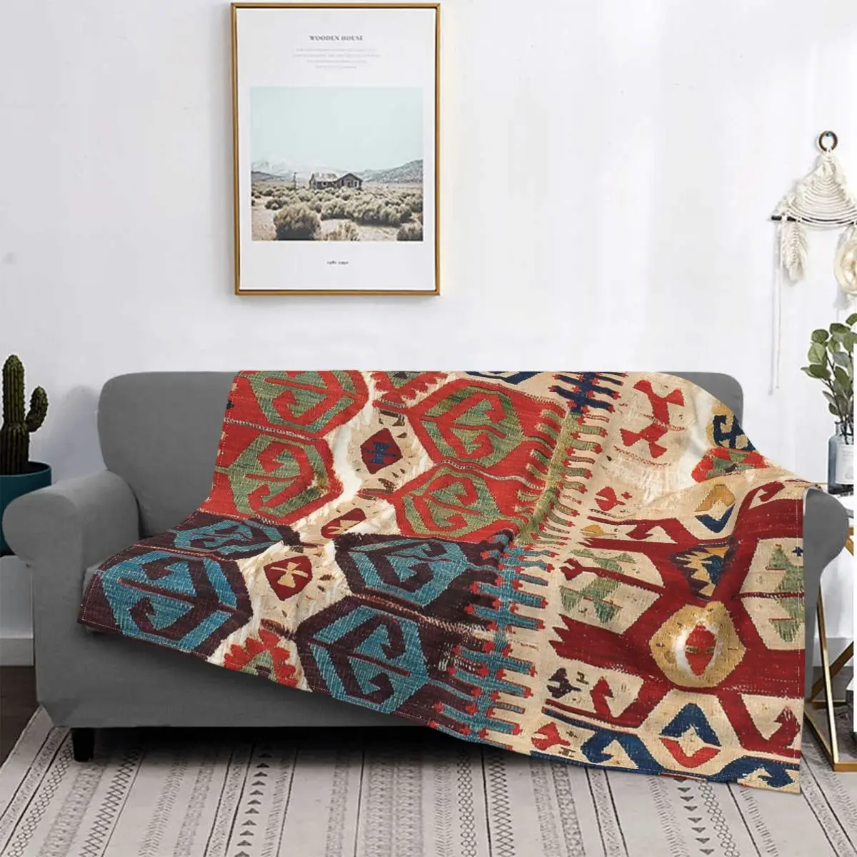 

Navajo, Восточное одеяло, Фланелевое украшение, Aksaray, этнический античный турецкий килимский принт, портативное домашнее покрывало