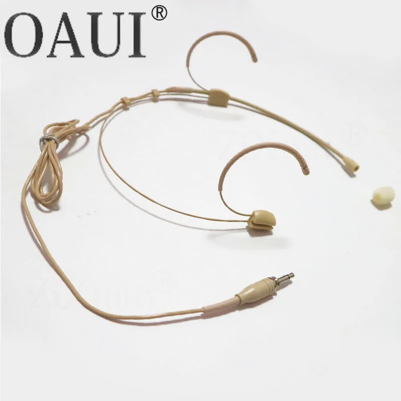 

Headworn Condenser Headset Microphone For Sennheiser Wireless Body-Pack Transmitter 3.5 mm Screw Locking Plug