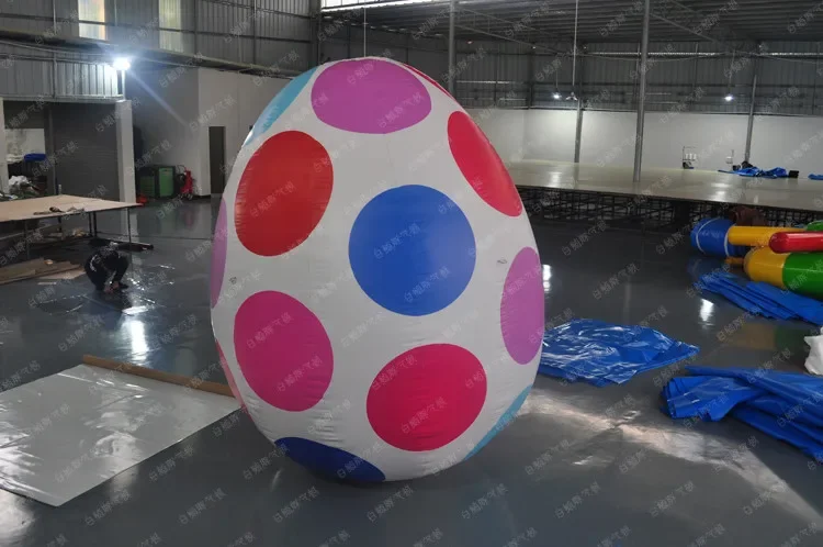 Гигантское красочное Надувное пасхальное яйцо 2 м |