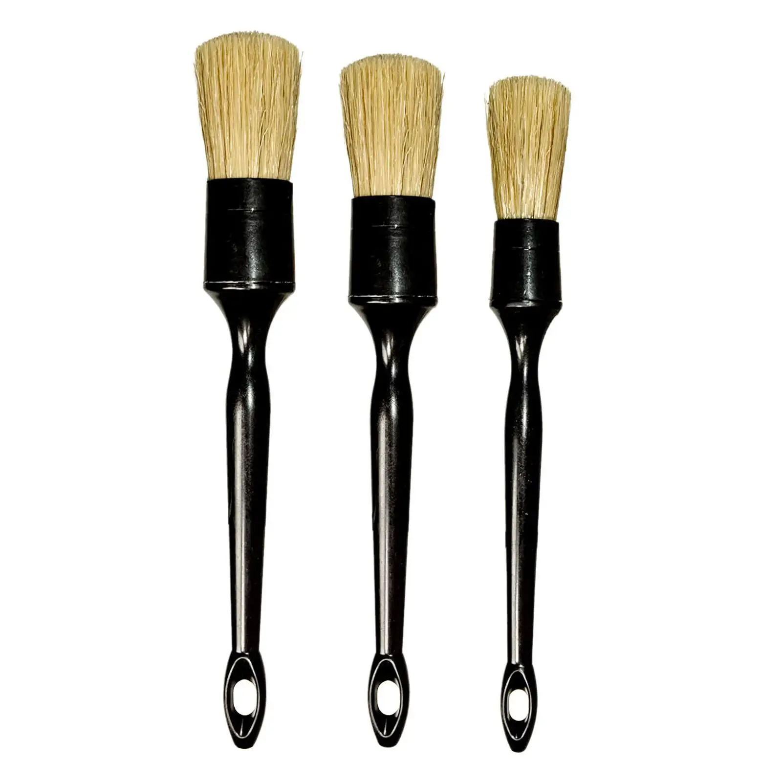 

3Pcs Car Detailing Brush Set Detail Cleaner Brushes for Air Conditioner