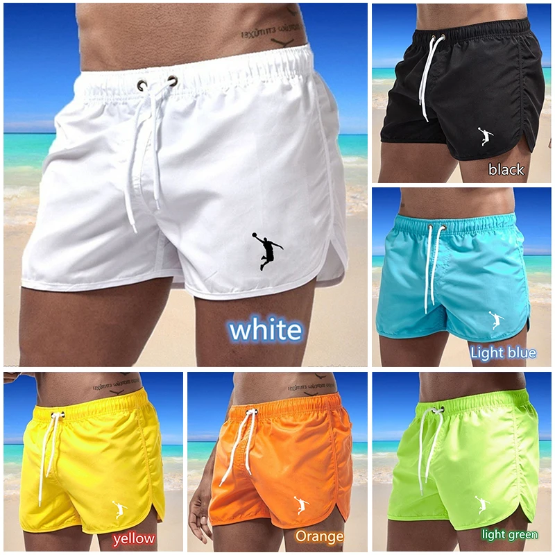 Мужские Короткие Шорты Для Серфинга Сексуальная Пляжная Одежда Из Полиэстера