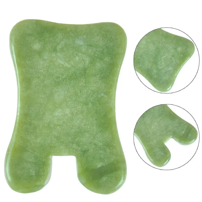

Natural Jade Stone Guasha Board Massage Tool SPA Therapy GuaSha Massager Antistress Body Care Scraping Board 3 Style
