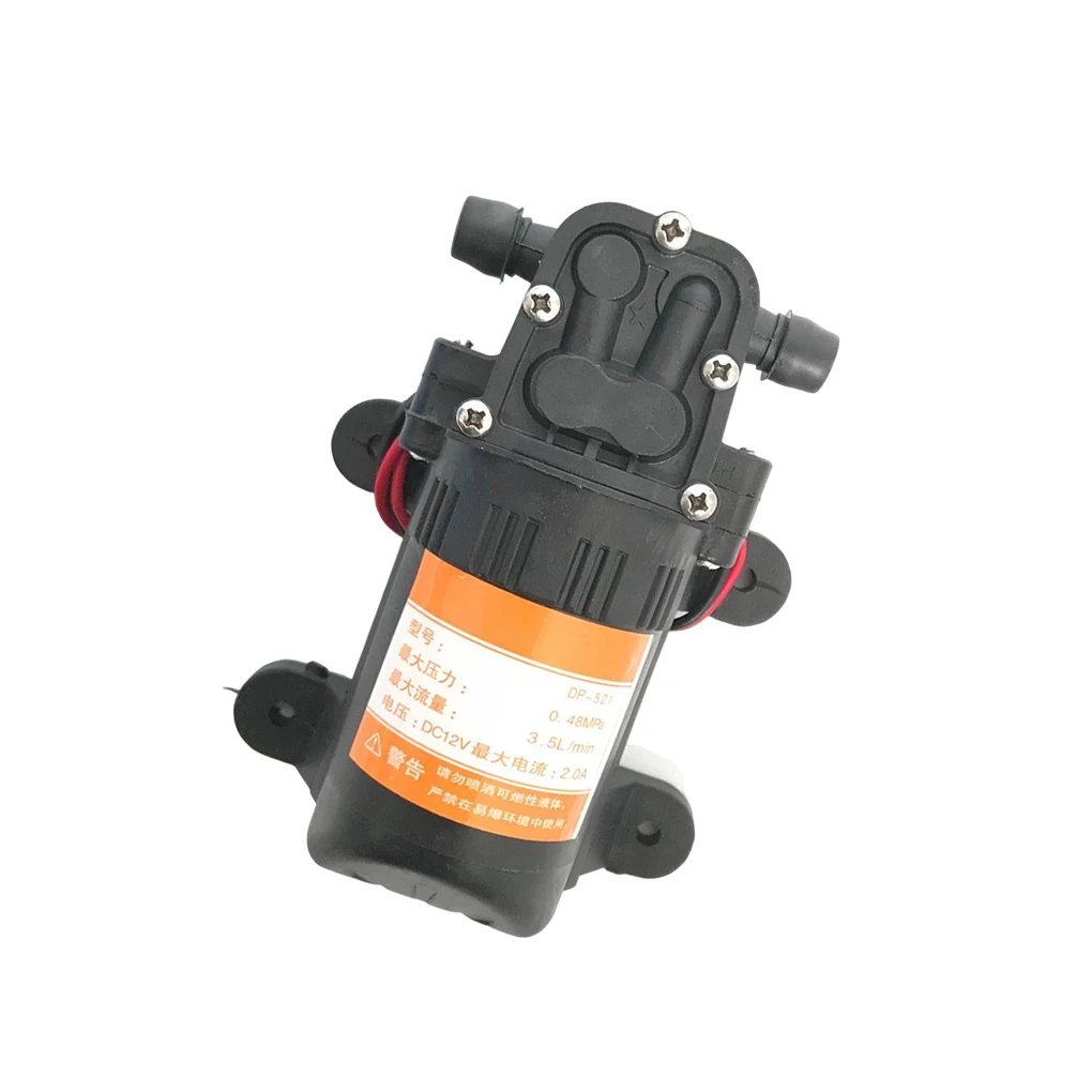 

DC 12V Water Pump 35W Self Priming 3 5L Min Diaphragm Shorkproof Agricultural Electric Sprayer Car Wash Camper Boat