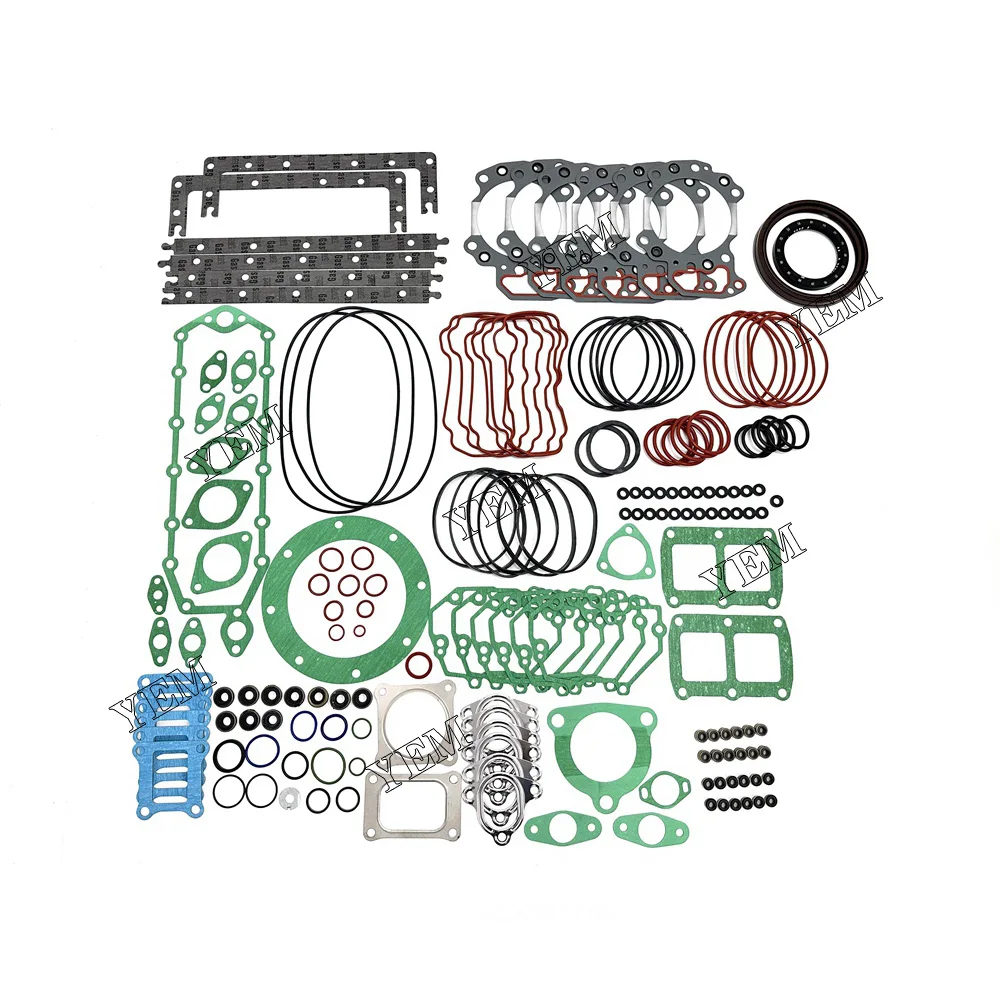 6D125 Overhaul Gasket Kit With Head For Komatsu Diesel Engine kit