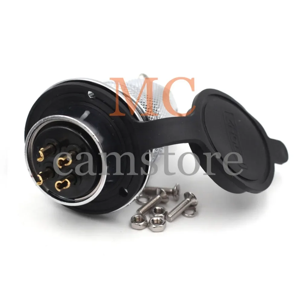 4-контактный водонепроницаемый разъем питания GX30 авиационный провод для припоя