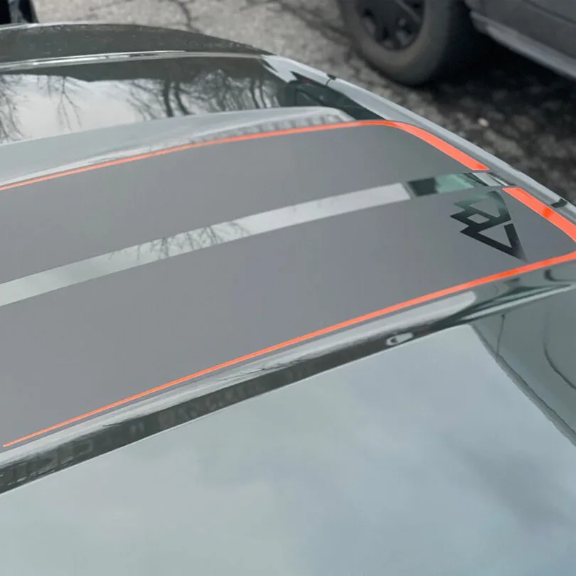 Спортивная наклейка на капюшон Виниловая крышку графики для 2020-2024 Ford Explorer timседан