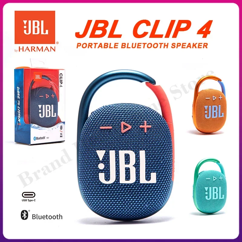 100% оригинальный JBL Clip 4 Мини Портативный беспроводной Bluetooth-динамик стерео звуковой режим IP67 водонепроницаемый внешний телефон
