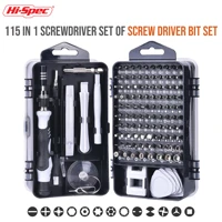 mini precision screwdriver set 115 in 1 torx precision screwdriver bit set magnetic screwdriver bits repair phone pc tool kit