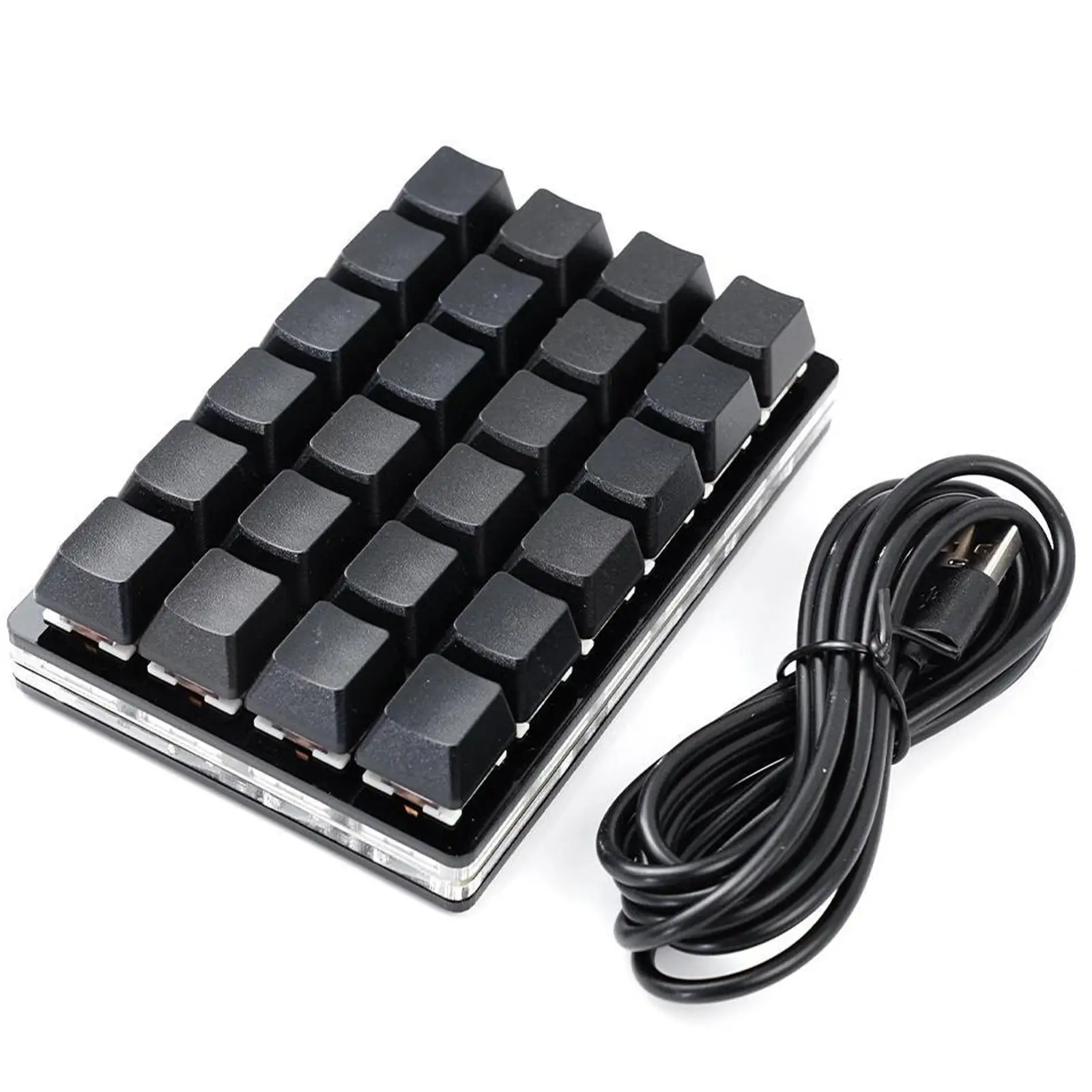 Mini Keyboard 2/6/8/12/16/24Keys Macro Custom Gaming Keyboard Programmable DIY Mechanical Keyboard Macro Keypad PS Drawing