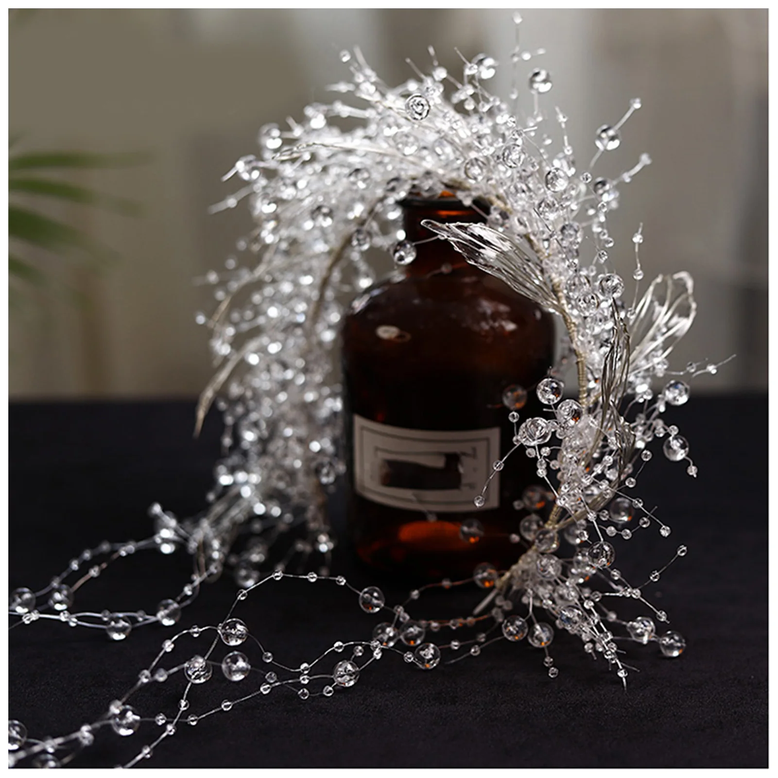 

Повязка на голову с жидкими цветами и кристаллами, аксессуары для волос для девочек, принцесс, невесты, для маскарада, бала, банкета, косплея, Новинка