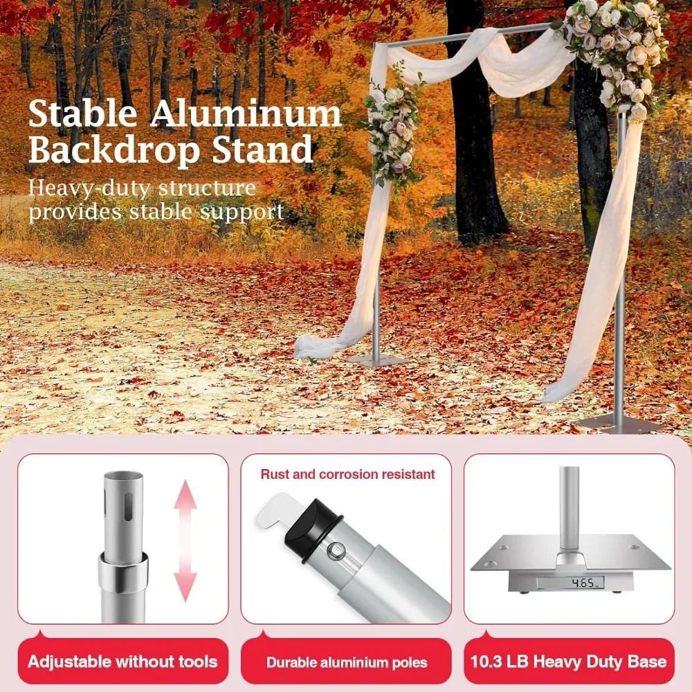 Комплект Подставки для фона с трубой и драпировкой стойка повышенной прочности 10