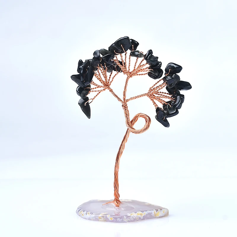 1 шт. натуральный кристалл дерево жизни агатовые камни драгоценный камень агат