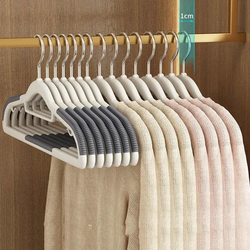 Многофункциональная нескользящая серая подвесная полка для хранения одежды