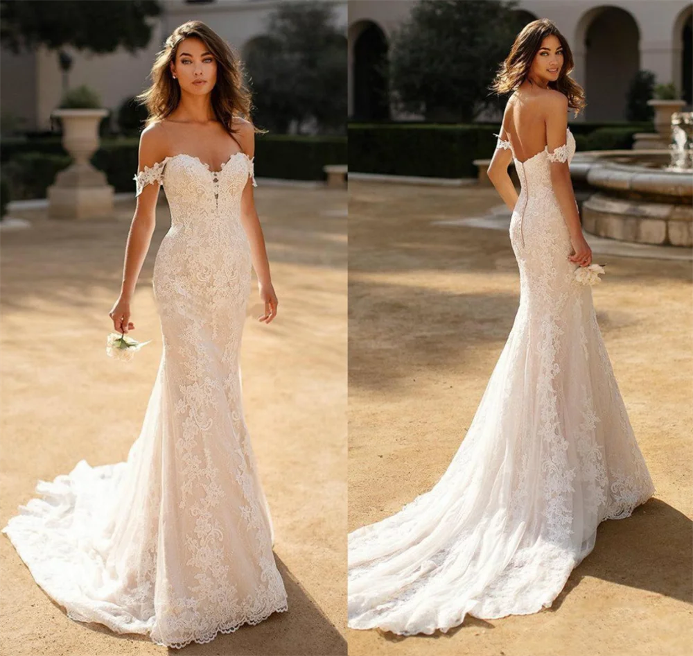 

Женское кружевное свадебное платье It's yiiya, белое платье с открытой спиной и коротким рукавом на лето 2019