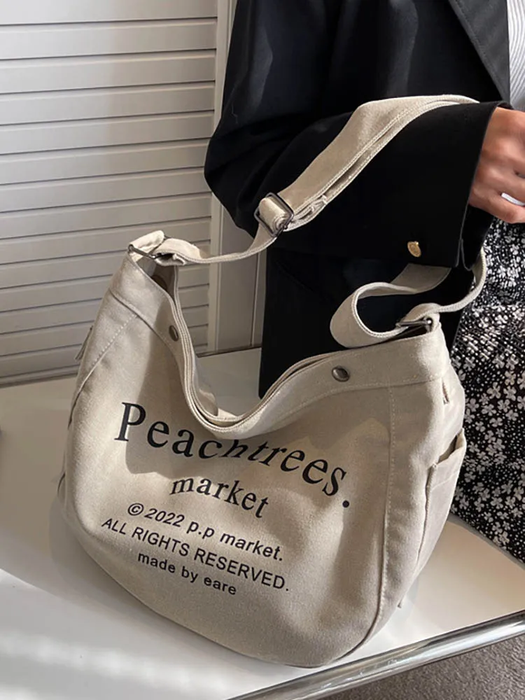 

Вместительная Холщовая Сумка-тоут для женщин, Роскошные Дизайнерские Сумочки на ремне через плечо, Женский шоппер, модные новые женские сумки