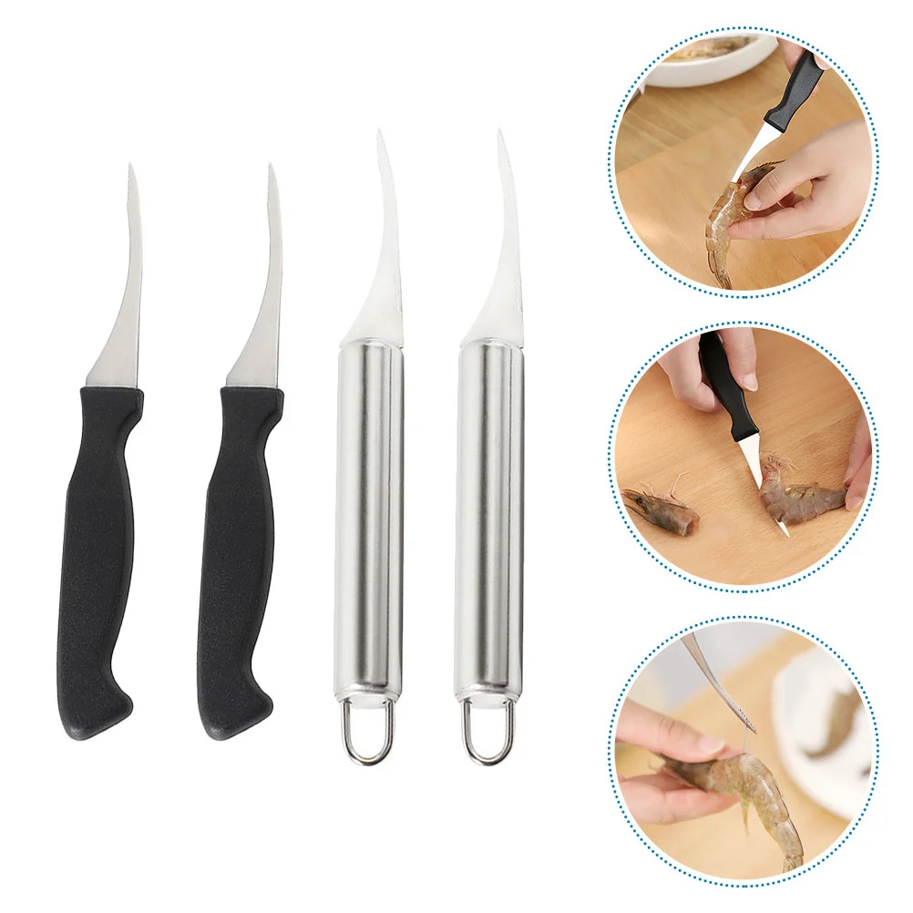 

Shrimp Seafood Tool Deveiner Prawn Peeler Cleaning Toolscleaner Line Picks Peelers Opener Fork Shucker Sheller Intestine