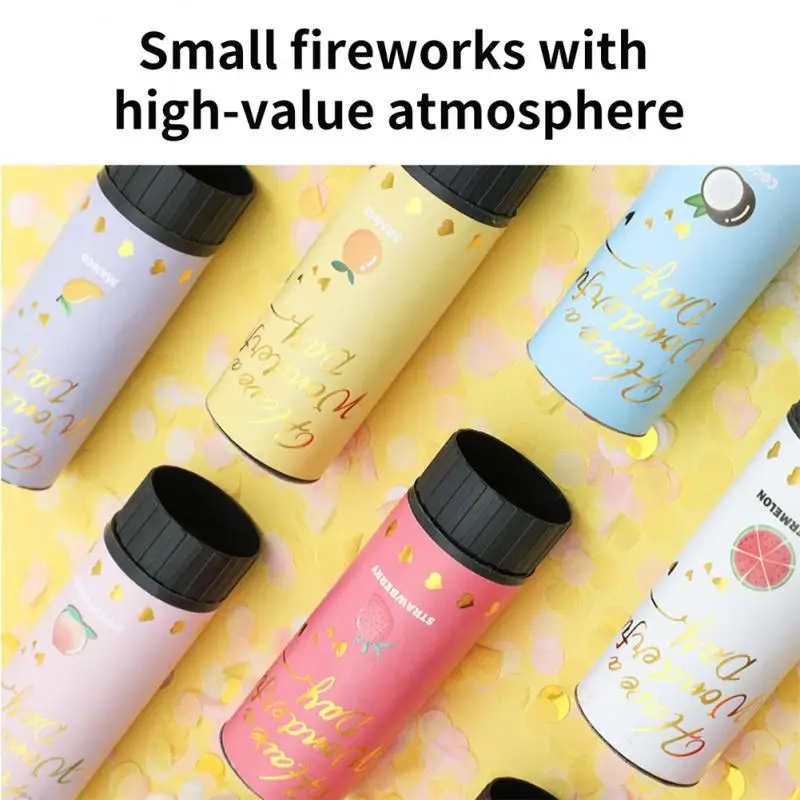 

6 Color Scented Confetti Cone Wedding Salutes Birthday Party Wedding Atmosphere Mini Props Handheld Salutes Party Supply