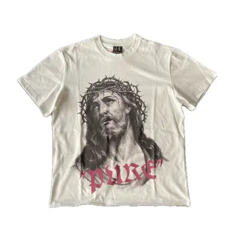 Saint Vintage хлопковая футболка с принтом Иисуса