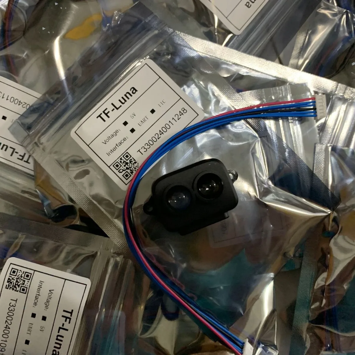 Модуль датчика дальномера TF-Luna Lidar Датчик Одноточечный микромодуль измерения