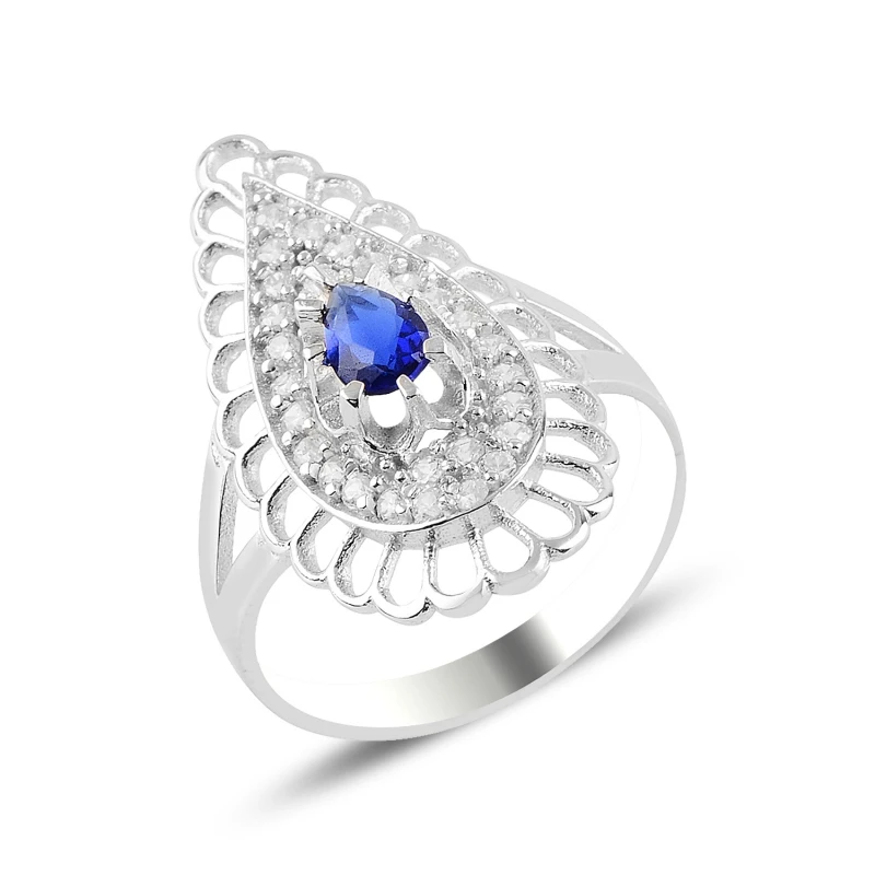 

Silver 925 Sterling Zircon Stone Ring