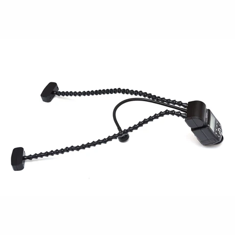 Вспышка для камеры K808, гибкая светодиодная вспышка для макросъемки с двойной вспышкой, универсальная вспышка для DSLR, Canon, Sony, Nikon