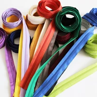 colorful 5 nylon zipper diy handmade bags clothing mosquito net sofa cover pillow long zippers for sewing 10 meter