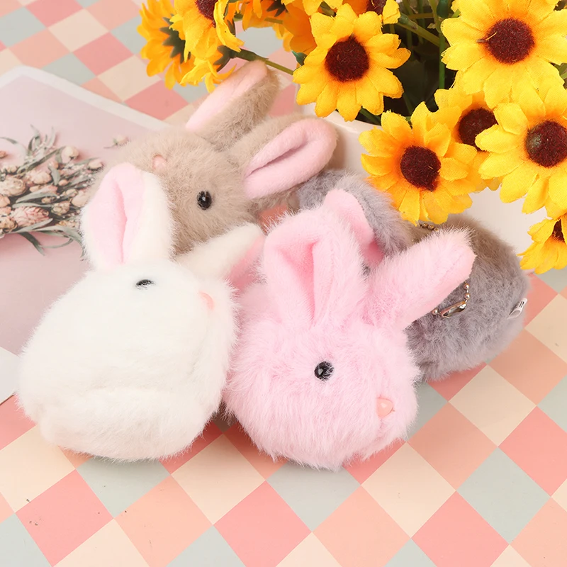 

Super Cute Mini Rabbit Plush Stuffered Dolls Boys Boys Girls Children Gifts Keychain Pendant Bag Car Pendant Baby Gifts