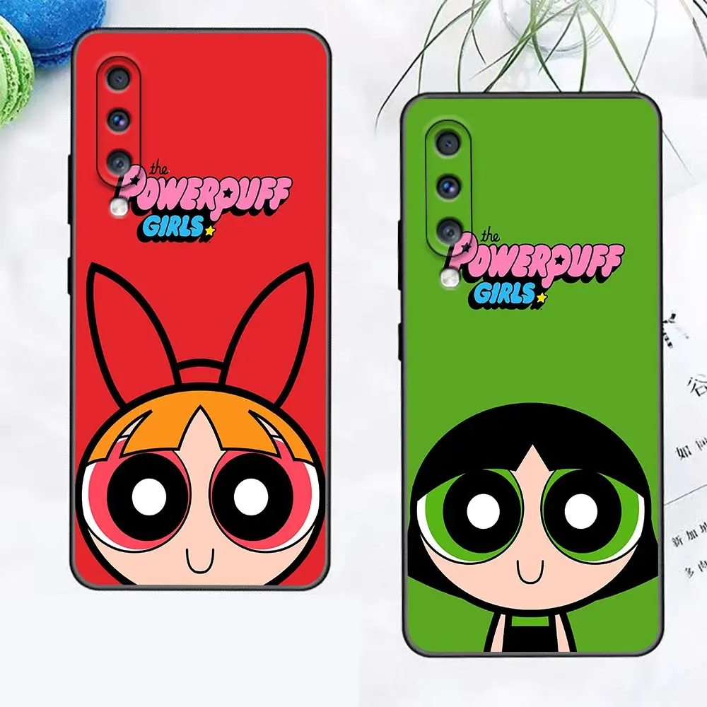 

The Powerpuff Girls Cartoon Case For Samsung A90 A80 A70 A70S A60 A50 A40 A30 A30S A20S A20E A10 A10E A9 A8 Black Silicone Cover