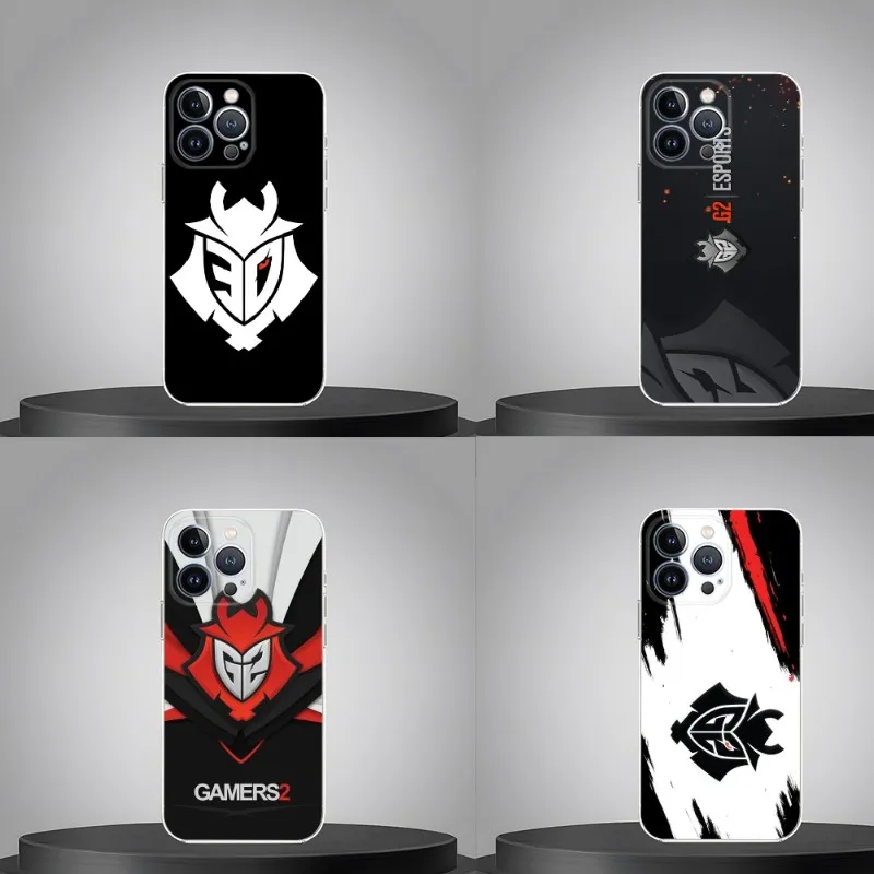 

G2 Esports для Iphone 13 Pro Max 14 Mini 11 12 X Xs Xr 6 6s 8 7 Plus Роскошная прозрачная задняя крышка