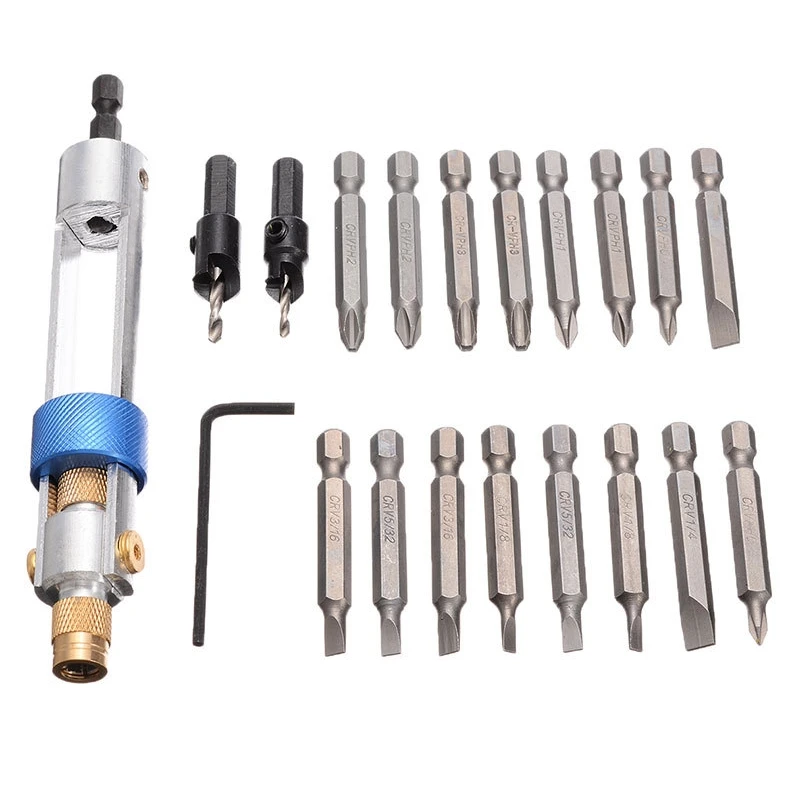 20 шт. Сменные сверла вращающийся инструмент Отвертка из быстрорежущей стали