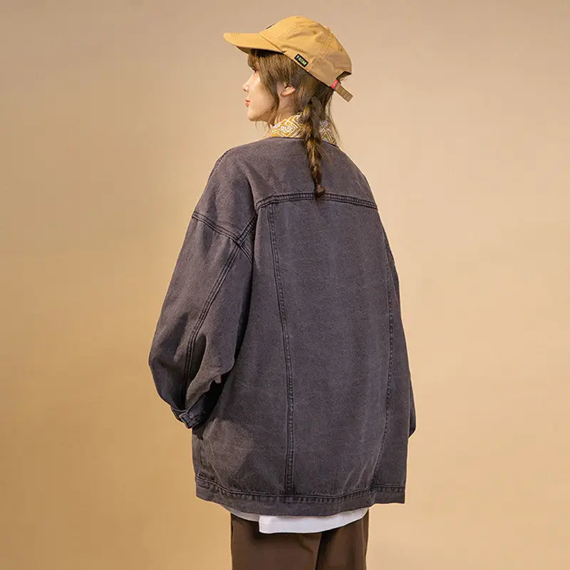 Куртка Базовая Женская свободного кроя повседневная универсальная уличная