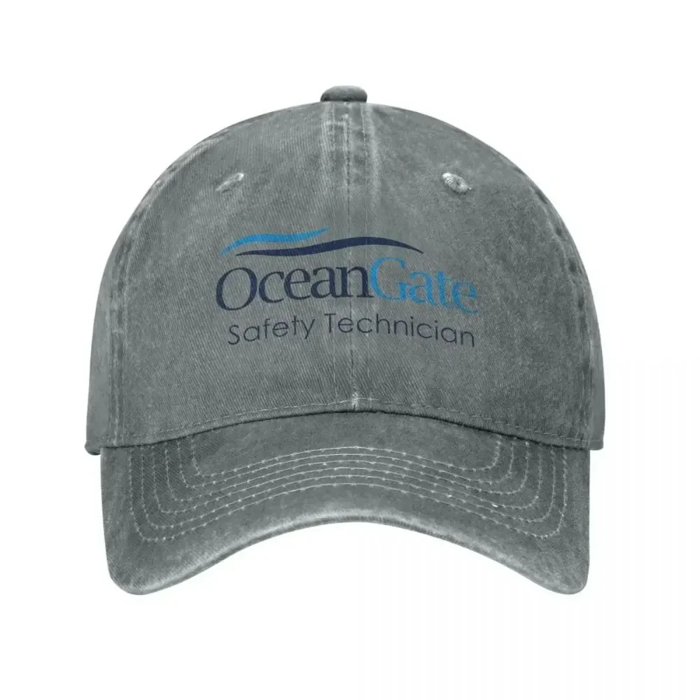 Фото Новая винтажная бейсболка OceanGate Safety Technician, унисекс, с эффектом потертости, для активного отдыха, всесезонная, для путешествий №4