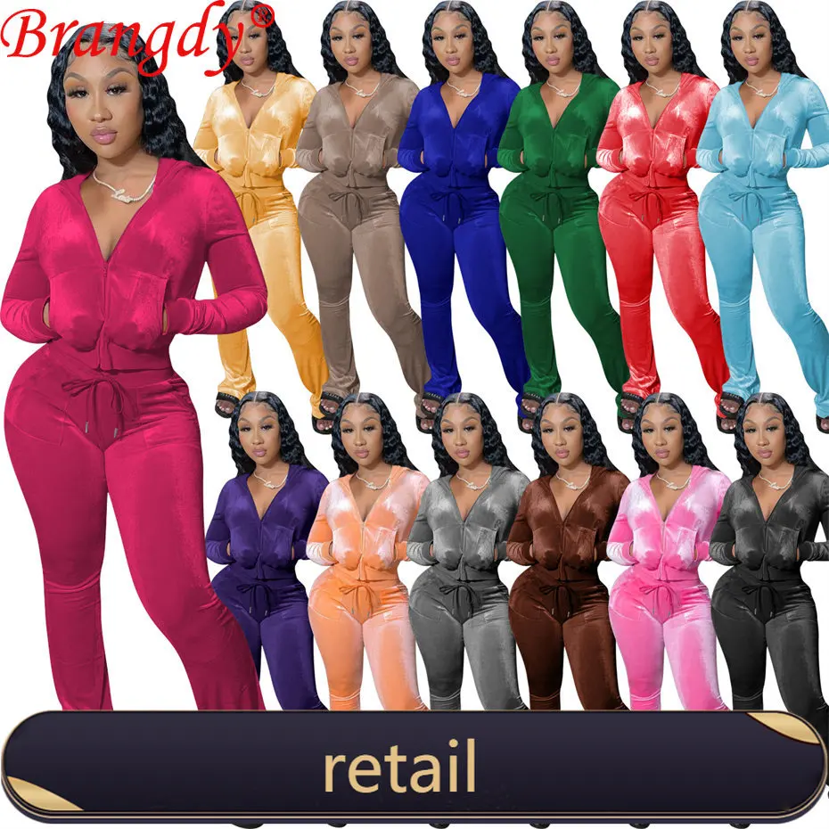 

Бархатные Толстовки и Кардиган с длинным рукавом, B7837, 1 комплект