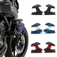 2021 side downforce naked spoilers fixed wing winglet fairing wings deflectors for yamaha mt07 mt 07 mt 07 new motorcycle parts