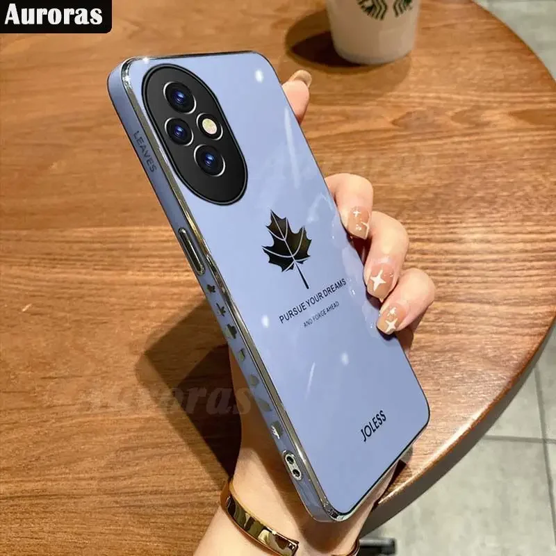 Силиконовый чехол с рисунком кленового листа для Honor 200 Pro Lite pro