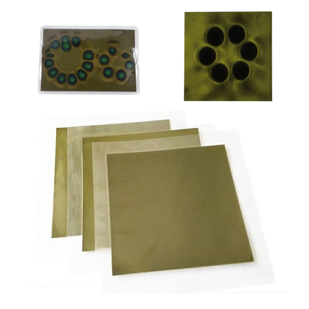 Campo Magnético Espectador Ímã Pólos Cartão de Teste Área Magnetismo Observação Filme Cartão Ímã Detector Padrão Exibição 30×30 mm