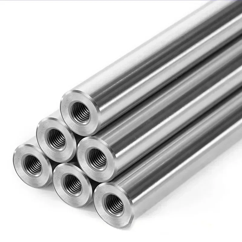 Linear shaft OD6/8/10/12/16/20mm Length100-550mm with two ends of M3/M5/M6 thread hole depth 8-16mm Chromed Harden Rod Shaft