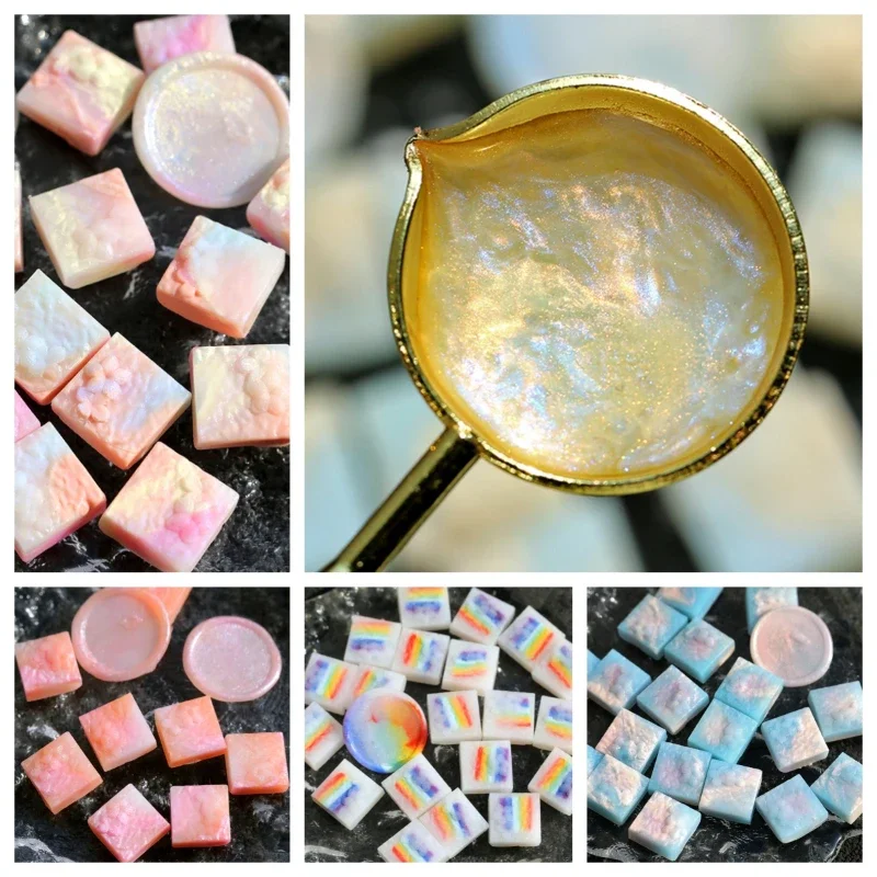 Оригинальный перламутровый воск для запечатывания частиц цвет материал Сделай