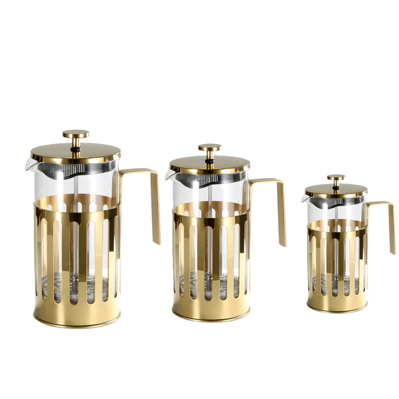 

Кофейник с французским прессом, Кофеварка из нержавеющей стали, Турецкий кофейник для приготовления чая и кофе в домашних условиях