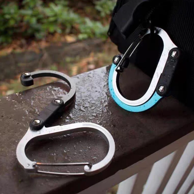 Карабин для альпинизма из алюминиевого сплава многофункциональный вращающийся