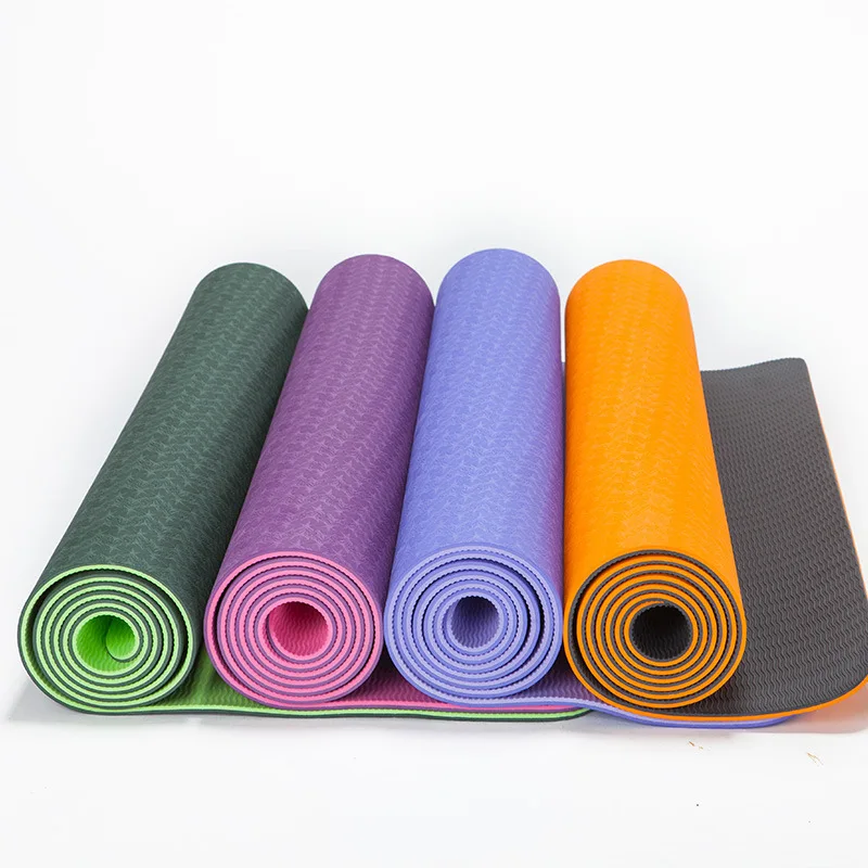 

Yoga female non-slip yoga mat and mat thickening widening fitness mat dance lengthening beginner