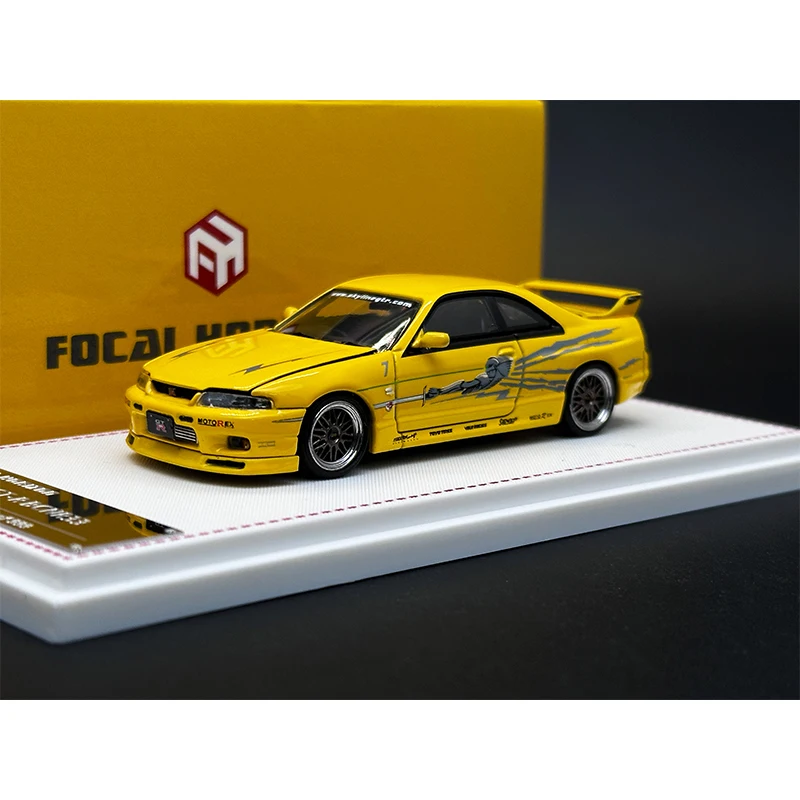 FH в наличии 1:64 Skyline GTR R33 BCNR33 R32 S Tune Carbon Black Diecast Коллекционная модель автомобиля
