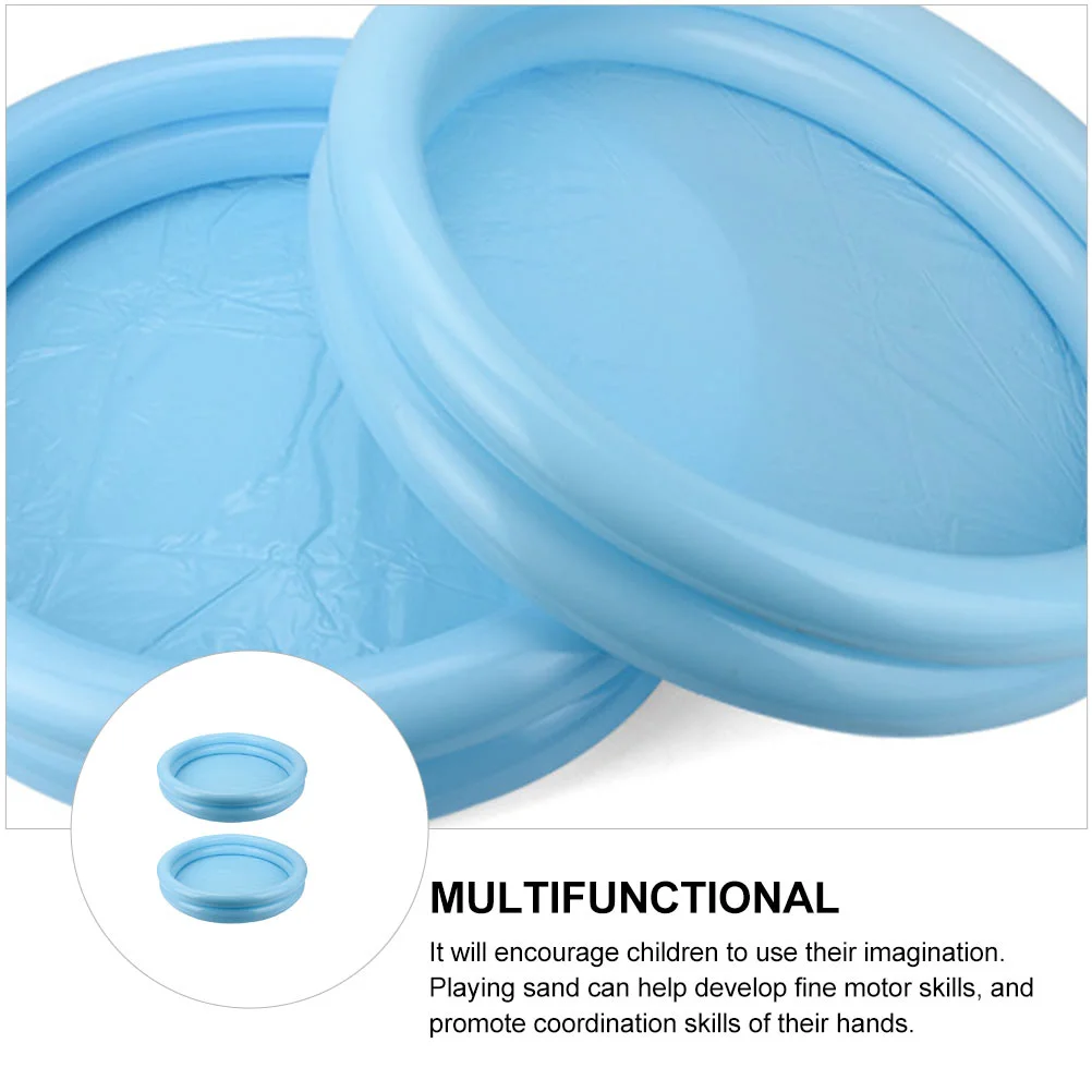 2 шт. надувной поднос для игры в рыбалку с песком подносы игрушек формованные