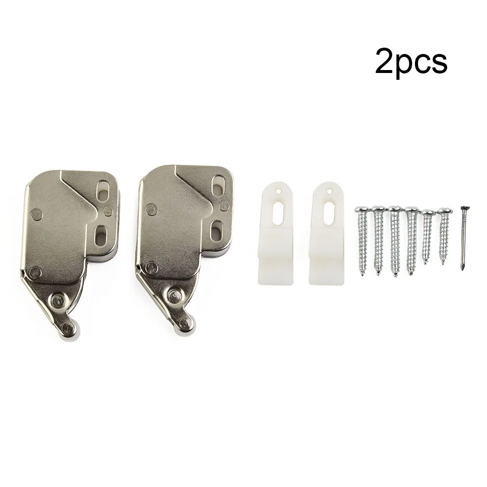 

Cabinet Doors Mini Touch Latch Automatic Spring Catch For Push To Open Cupboard Cabinet Door Door Closer With Screw For Closet