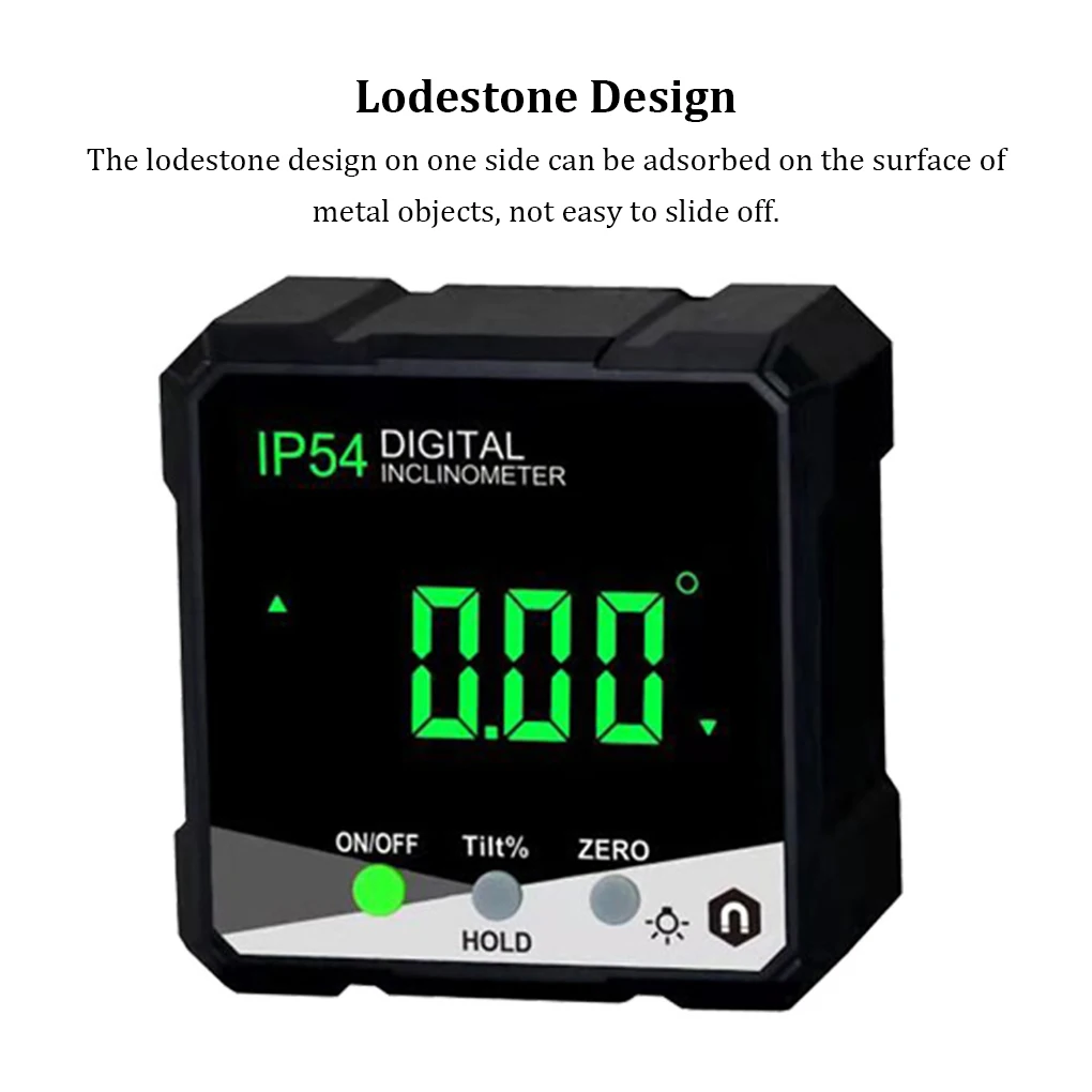 

IP54 490 Digital Inclinometer LCD Protractor Goniometer