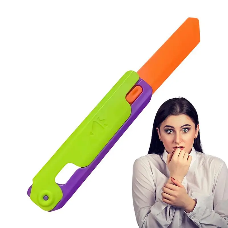 

Фреза с длинной ручкой, резак для моркови с гладкими краями, сенсорные игрушки для автомобиля, путешествия, школы и дома