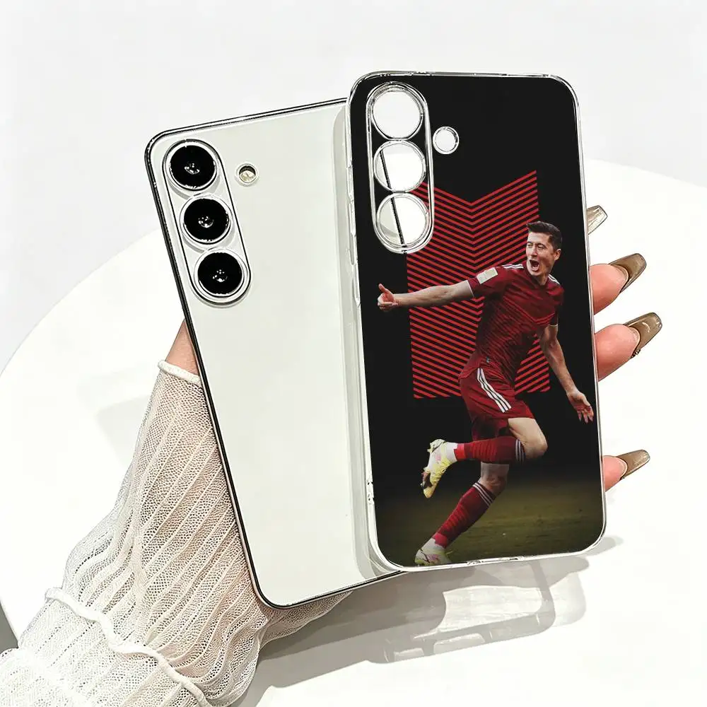 Фото Чехол для телефона Football R-Robert Lewandowski, прозрачный силиконовый мягкий чехол для Samsung A10,12,20,21S,30,31,40,50,51,52,70,71 №4