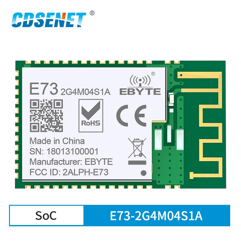 

NRF52810 Bluetooth 5,0 беспроводной модуль 2.4 Приемник передатчика GHz CDSENET E73-2G4M04S1A Ble 5,0 4dBm приемопередатчик малой мощности